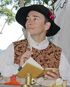 Scott Mac Scott portraying Alexander Hamilton. Photo courtesy of Scott MacScott. Copyright 2010 by Andrea MacScott, MacScott Photography. All rights reserved.